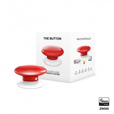 Bouton rouge wave fgpb 101 - rouge, fgpb-101-3