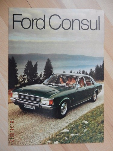 Catalogue ford consul 1972 - ford,