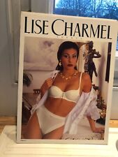 ANCIEN CARTON PLV AFFICHE LISE CHARMEL 42 X 31CM