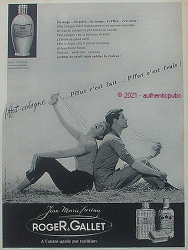Publicite roger gallet - publicite, pffut