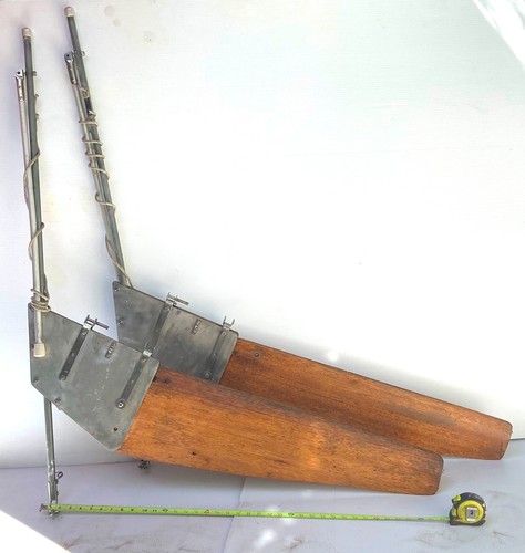 Vintage pair catamaran rudder - vintage,
