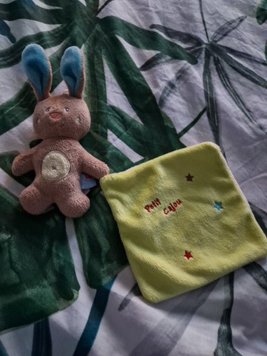 Doudou lapin sucre - lapin,