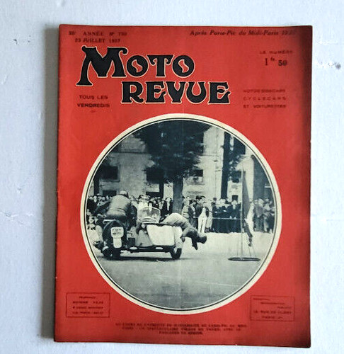 Moto revue 750 1937 - moto, n°750