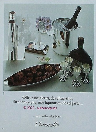 Publicite christofle - publicite,