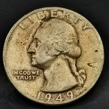 Washington quarter dollar 1949 - washington,