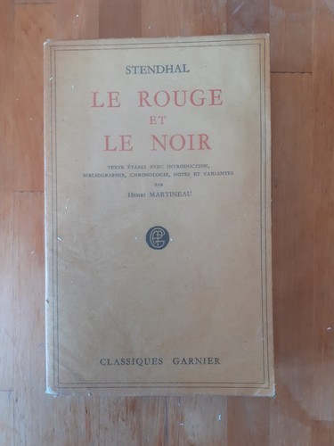 Stendhal rouge et - rouge, le