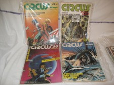 Lot de 7 revues CIRCUS  Bon