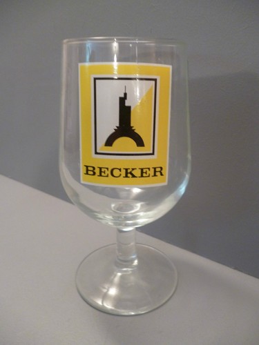 Verre bière publicitaire - verre, a