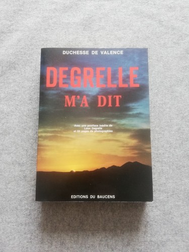 Degrelle dit duchesse de - dit.,