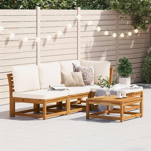 Salon jardin avec coussins - salon,