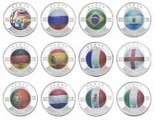 World Cup silver coins Russia