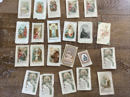Lot chromos religieux - 22,
