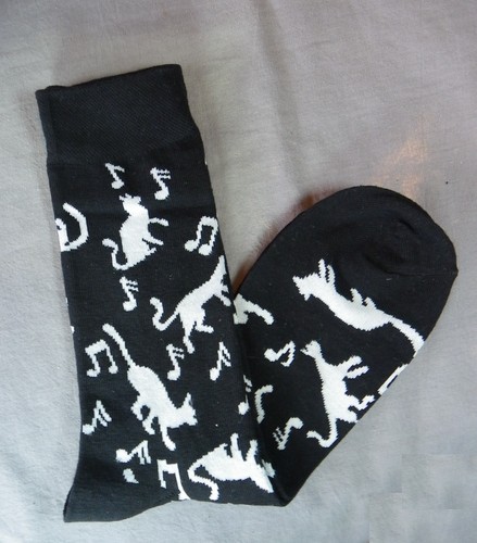 Paire chaussettes chat - paire,
