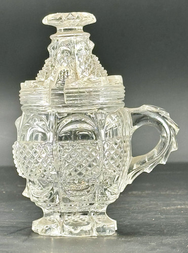 Pot moutarde cristal - pot,