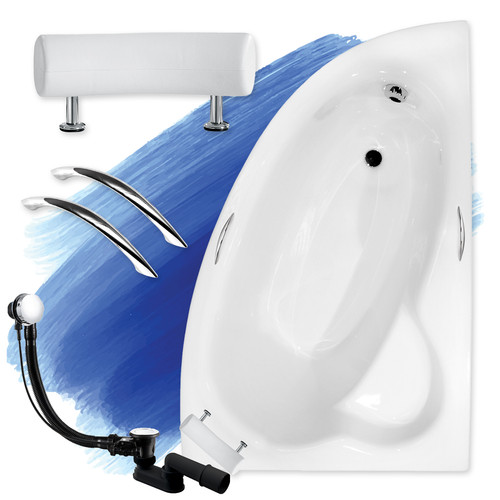 Baignoire bain angle 150x100 - bain,