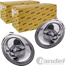 2X TYC H1/H1 PHARE GAUCHE+DROIT Pour VW NEW BEETLE Jusqu'à 08.2005 Avec LWR