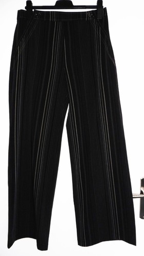 Pantalon noir rayures - a,