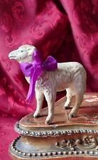 santon Devineau grand mouton creche Noel parfait etat floqué 8cm T6 environ