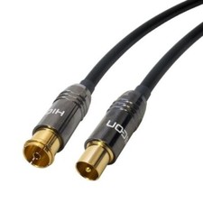 Luxe TV Antennes Extension Câble 75ohm Van Damme Coaxial Câble. Mâle à Femelle