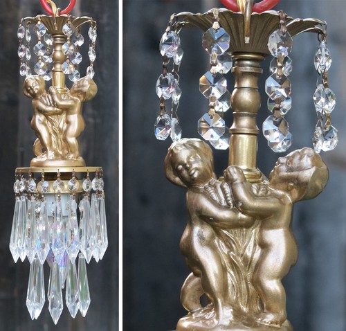Nude double cherub lamp - double,