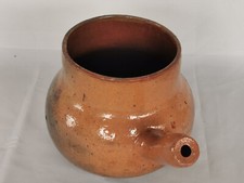 ANCIEN CAQUELON PROVENCAL VALLAURIS AM POTERIE EN TERRE CUITE VERNISSEE