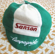 Casquette Cycliste Sanson Campagnolo années 80'S Vintage vélo Cap retro cycling