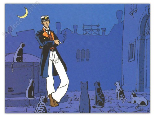 Affiche image hugo pratt corto - hugo,