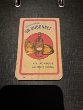 Ancien Petit Carnet Publicitaire Un Dubonnet Vin Quinquina Bistrot