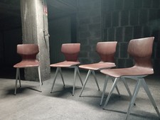 4 chaises estampillées « PAGHOLZ » par pour Ahrend de Cirkel KRAMER Rietvel