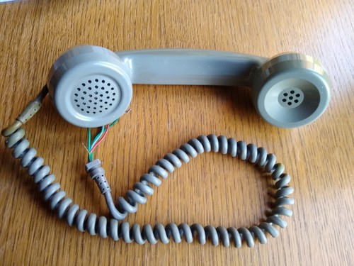 Ancien combiné téléphone - ancien, de
