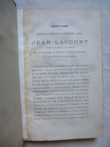 Jansénisme reims jean - le,