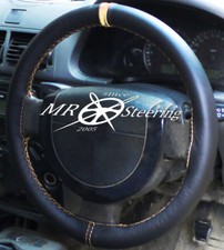 Couvre Volant En Cuir D'Origine Pour PEUGEOT 308 2007-2013 + Sangle Crème