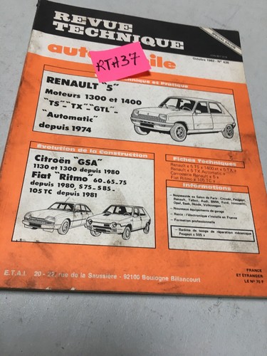 Revue technique automobile - revue,