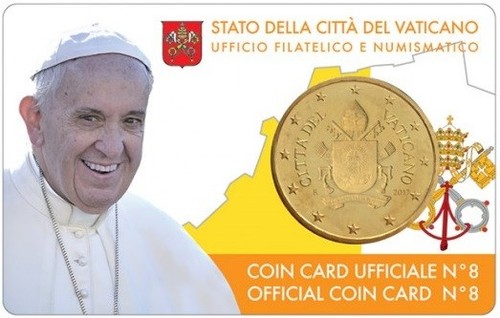 Vatican coin card 2017 - vatican,