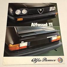 Brochure de Vente  ALFA ROMEO  - Alfasud TI - Non Datée - Bel Etat.