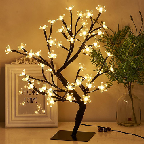 Lighted cherry blossom - 17.5",