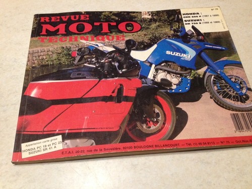 Revue moto technique honda - honda, cbr