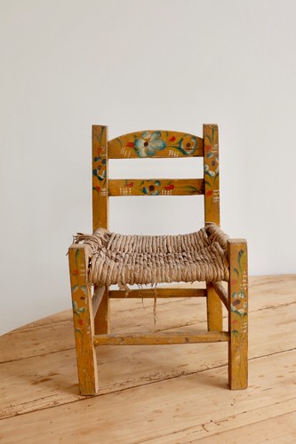 Chaise enfant ancienne - d’enfant, en