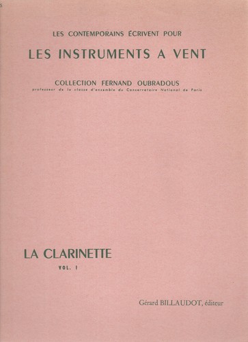 Clarinette volume - clarinette,