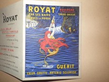 1905.Invitation casino de Royat (Cappiello).thermalisme Auvergne