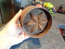 Ancien Moule Boite a Gâteau Kouglof Tôle Pâtisserie Alsacienne Marqué au Dauphin