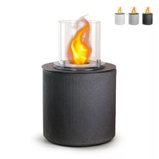 Cheminée au bioéthanol à poser d'extérieur/intérieur Ø 36 x h 56cm Modigliani