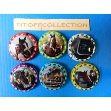 la série de 6 capsules champagne tual( cheval)
