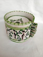 Repose sachets à thé ancien en faïence