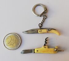 Lot 2 anciens couteaux miniature pendentif.