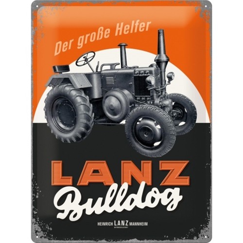 Plaque tôle tracteur - , lanz