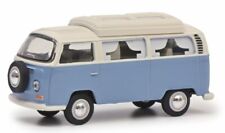 VW Volkswagen T2 Bus - Camper  - blue / white - SCHUCO 1:64