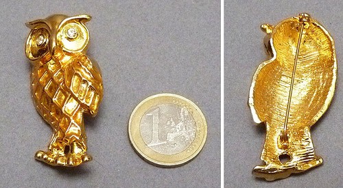 Broche forme de chouette - ,