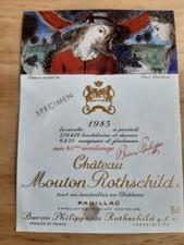 étiquette vin Mouton
