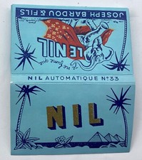 CAHIER PAPIER À CIGARETTES ÉLÉPHANT BLANC JE NE FUME QUE LE NIL JOSEPH BARDOU FI